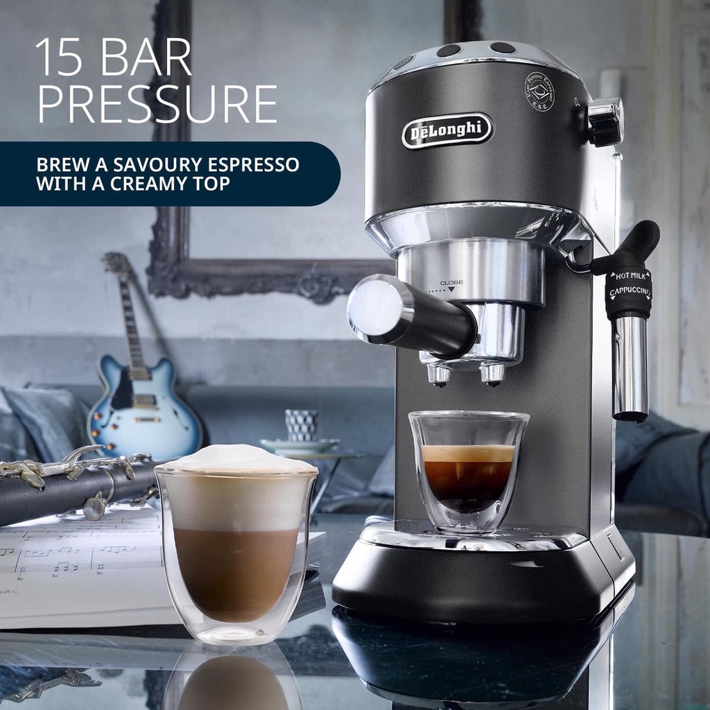 Máy pha cà phê Espresso Delonghi Dedica EC685.BK màu Đen