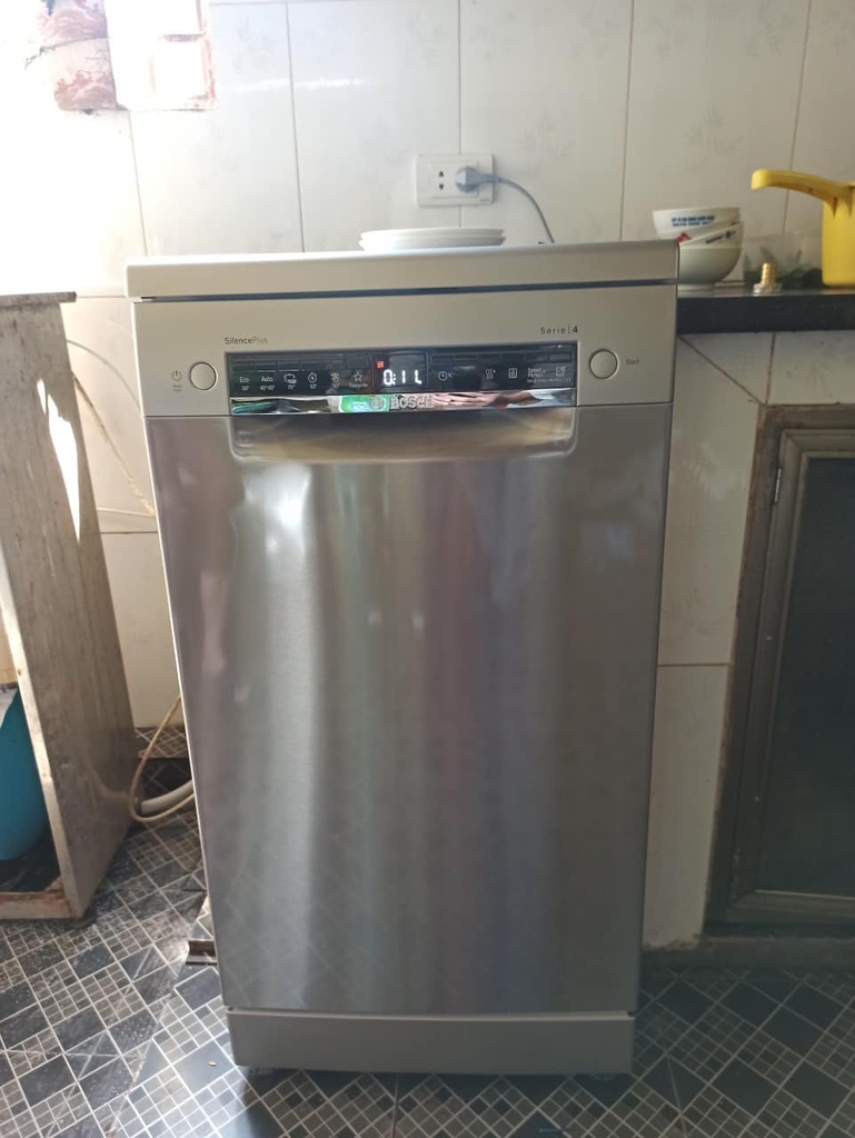 Máy rửa bát Bosch SRS4HMI61E Series 4 Rộng 45 cm