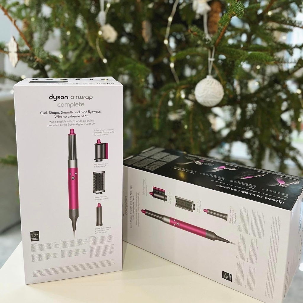 Máy Tạo Kiểu Tóc Dyson Airwrap Complete Fuschia HS05 (Màu Hồng và Xám)