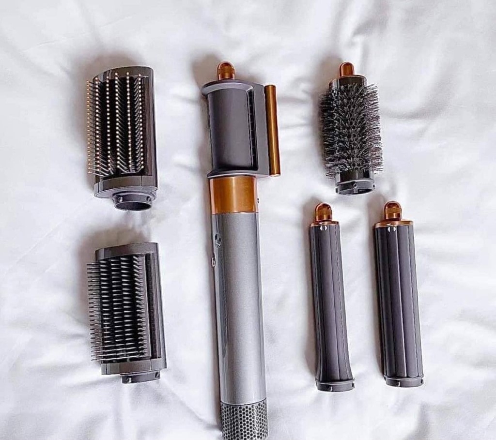 Máy Tạo Kiểu Tóc Dyson Airwrap Complete Cooper HS05 (Màu Đồng và Xám trắng)