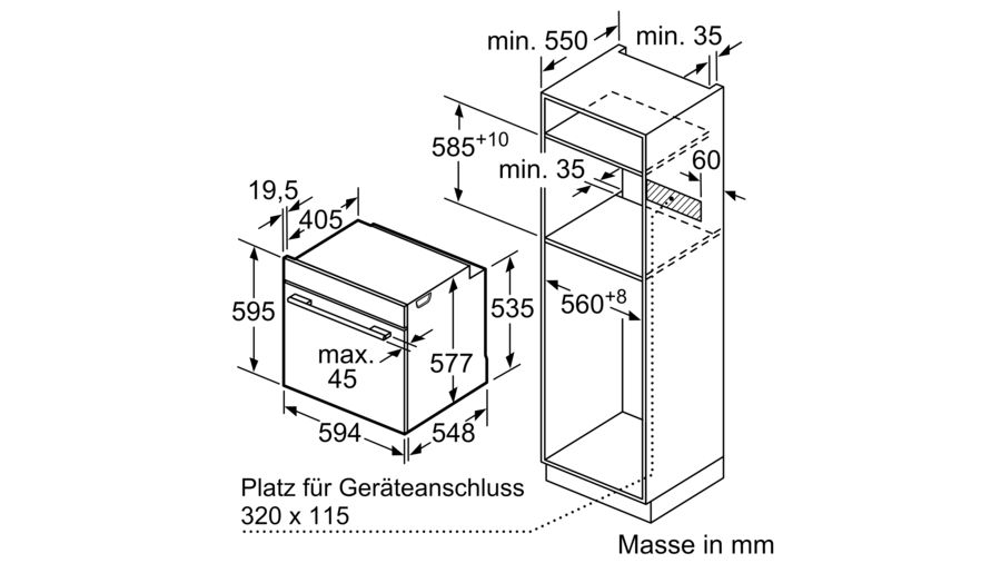 Lò nướng Bosch HBG675BS1