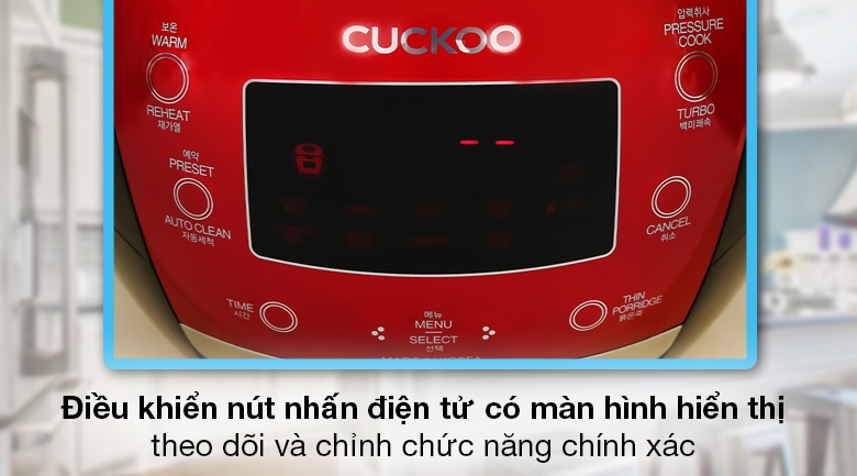 Nồi cơm áp suất điện tử Cuckoo CRP-N0680SR
