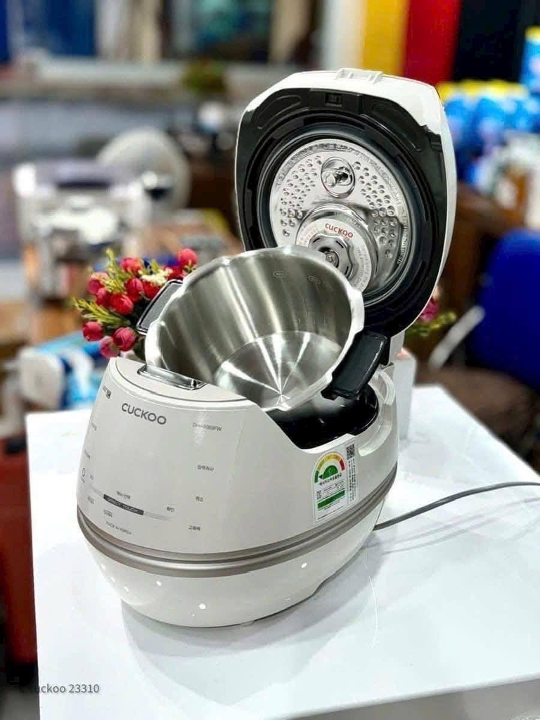 Nồi cơm điện cao tần Cuckoo CRP-CHAS109FW, Dung tích 1.8L, Lòng nồi Inox