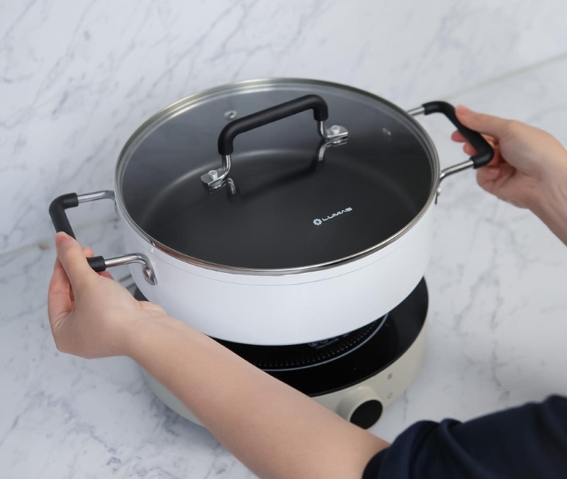 Nồi hợp kim nhôm Lumias LMP-002CM - Dung tích 4L