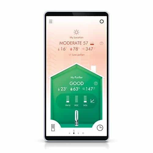 Quạt không cánh kèm lọc không khí Dyson TP02