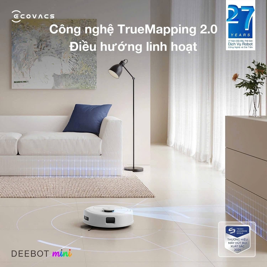 Robot hút bụi lau nhà Ecovacs Deebot Mini