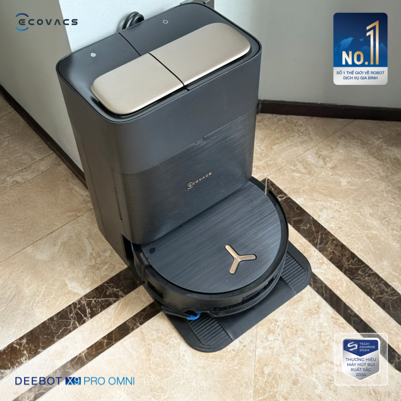Robot hút bụi lau nhà Ecovacs Deebot X9 Pro Omni 