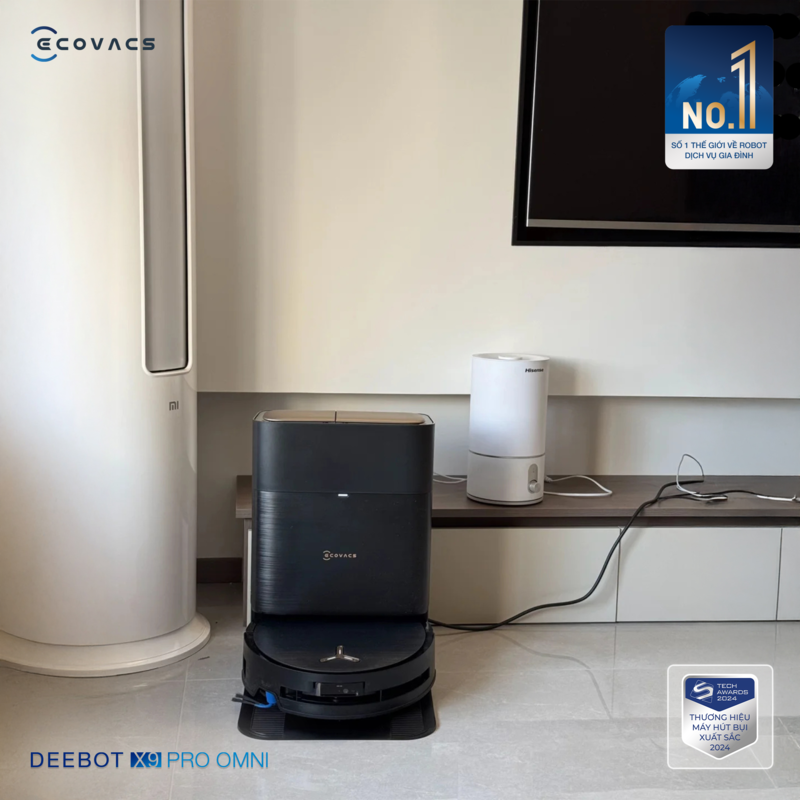 Robot hút bụi lau nhà Ecovacs Deebot X9 Pro Omni 