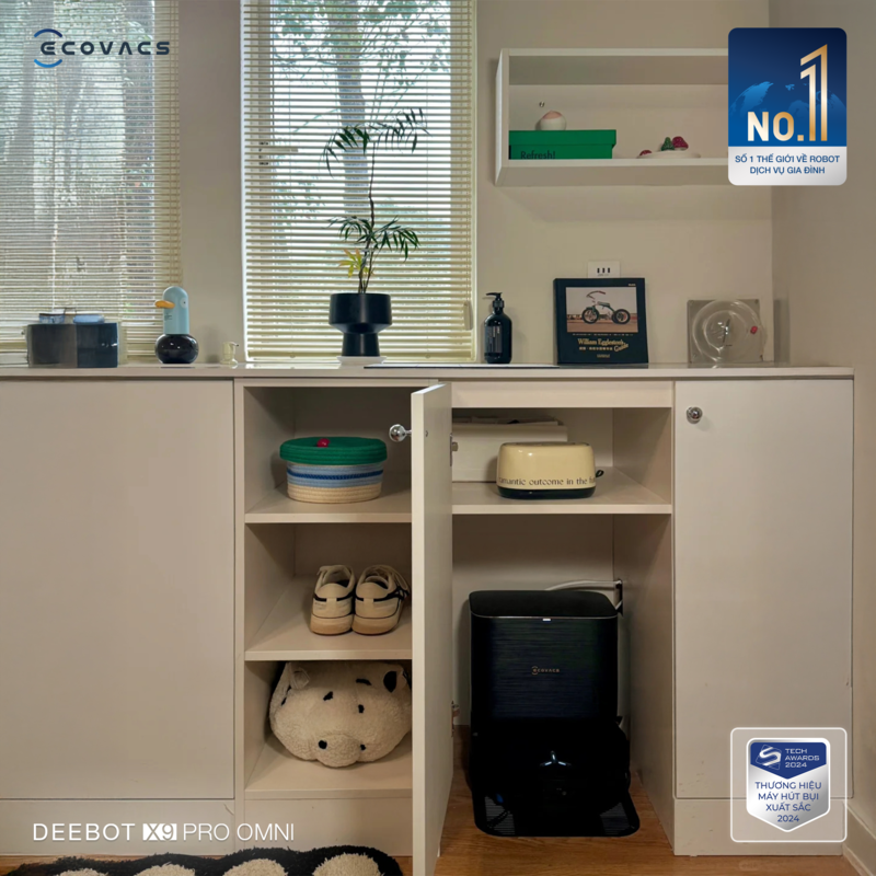 Robot hút bụi lau nhà Ecovacs Deebot X9 Pro Omni 