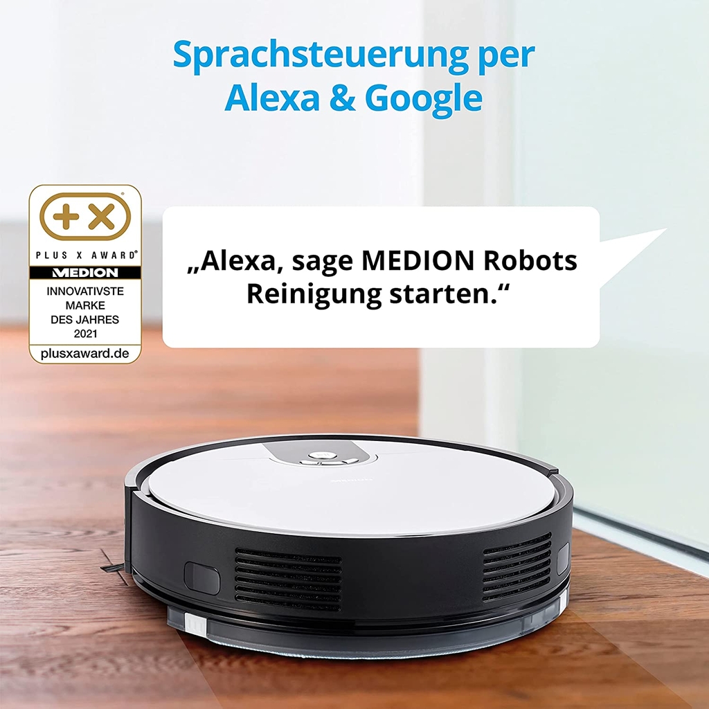 Robot hút bụi lau nhà MEDION® S20 SW Model 2021
