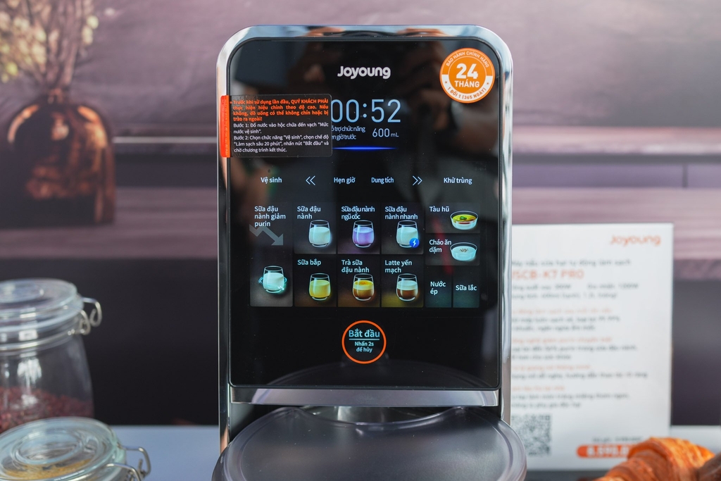 Máy nấu sữa hạt làm sạch tự động Joyoung JSCB-K7 PRO