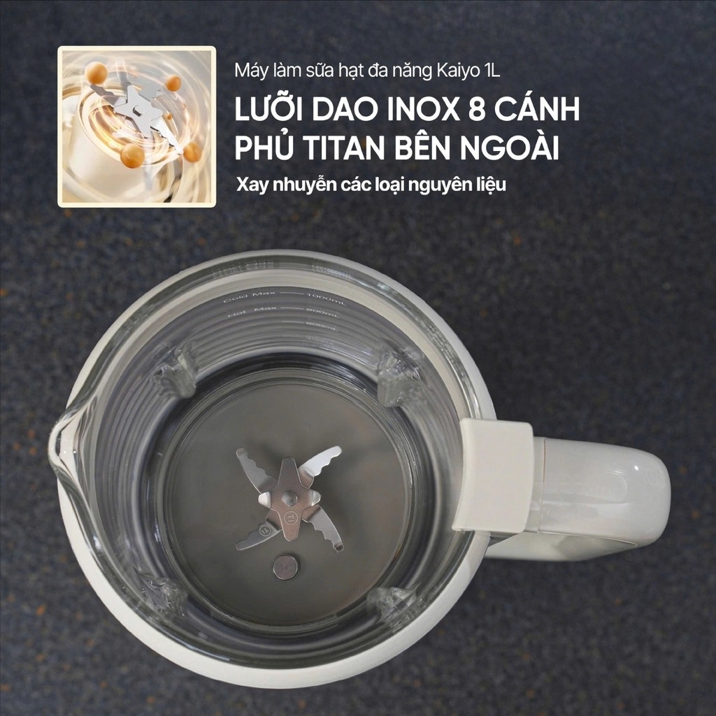 Máy làm sữa hạt Kaiyo KNM-411
