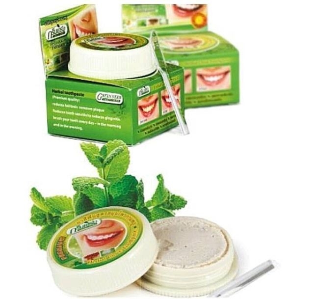 Kem Tẩy Trắng Răng Green Herb Herbal Clove Toothpaste Thái lan