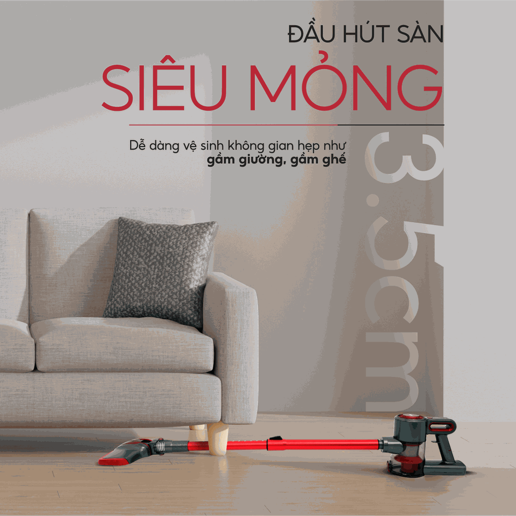 Máy hút bụi cầm tay không dây UNIQ Free A7 phiên bản 2026