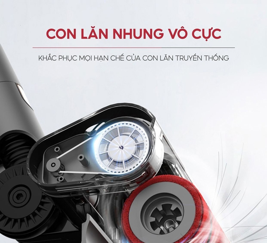 Máy hút bụi cầm tay không dây UNIQ Falcon Q5 cao cấp động cơ BLDC