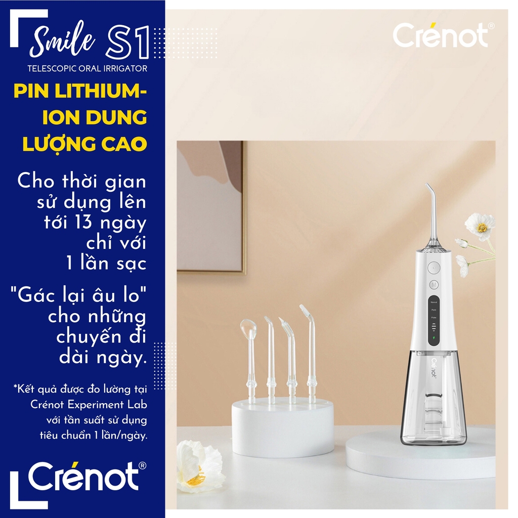 Tăm Nước Crénot Smile S1