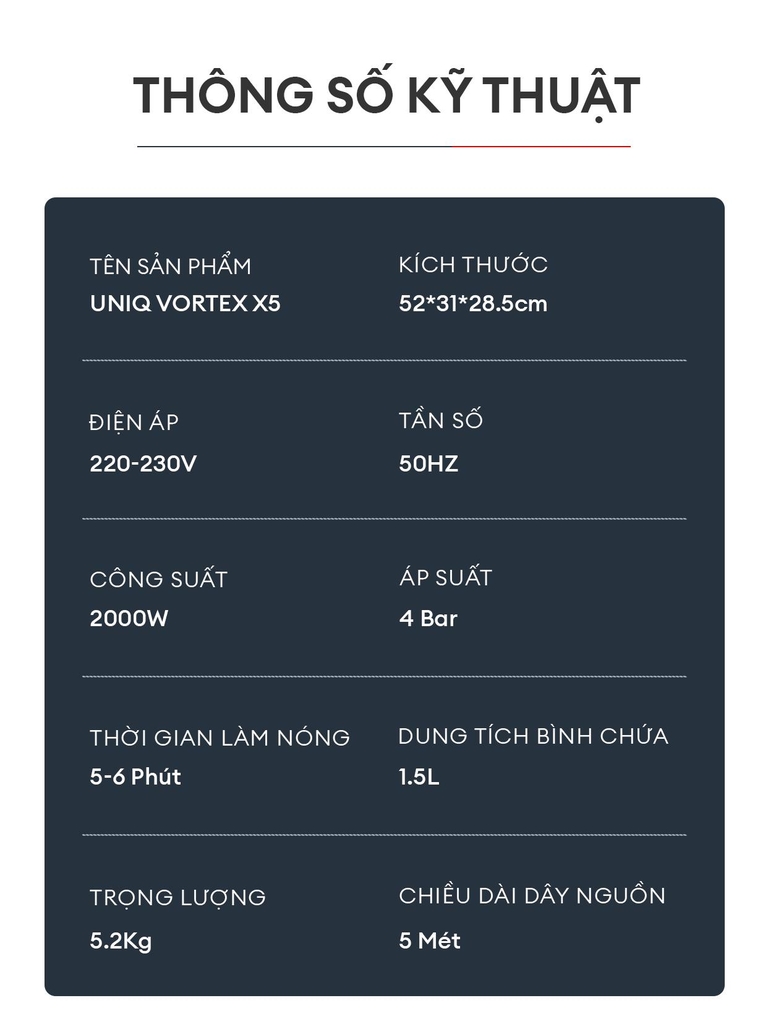 Máy làm sạch hơi nước nóng UNIQ Vortex X5 vệ sinh không hoá chất tẩy rửa đa năng khử trùng diệt khuẩn sàn nhà nội thất oto Steam cleaner