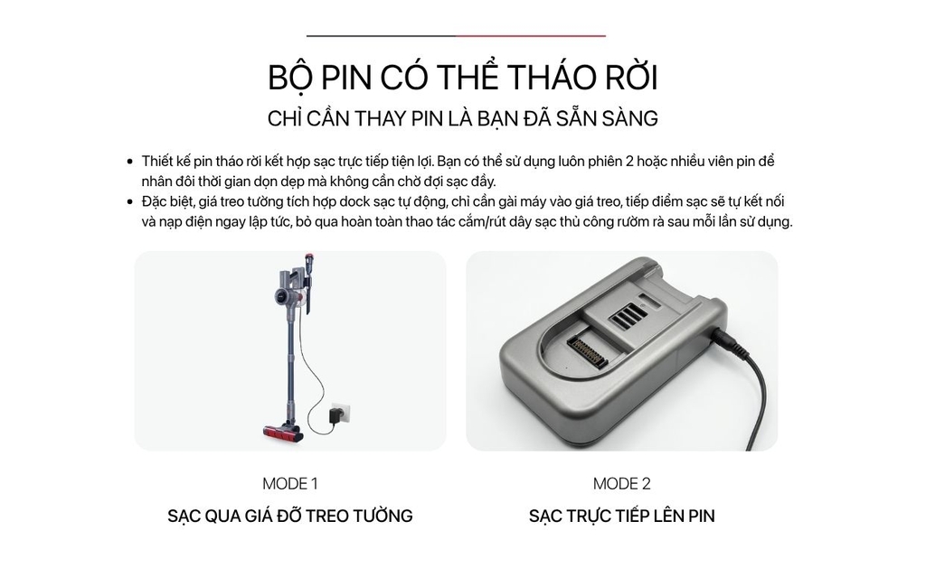 Máy hút bụi cầm tay không dây UNIQ Falcon Q5 cao cấp động cơ BLDC