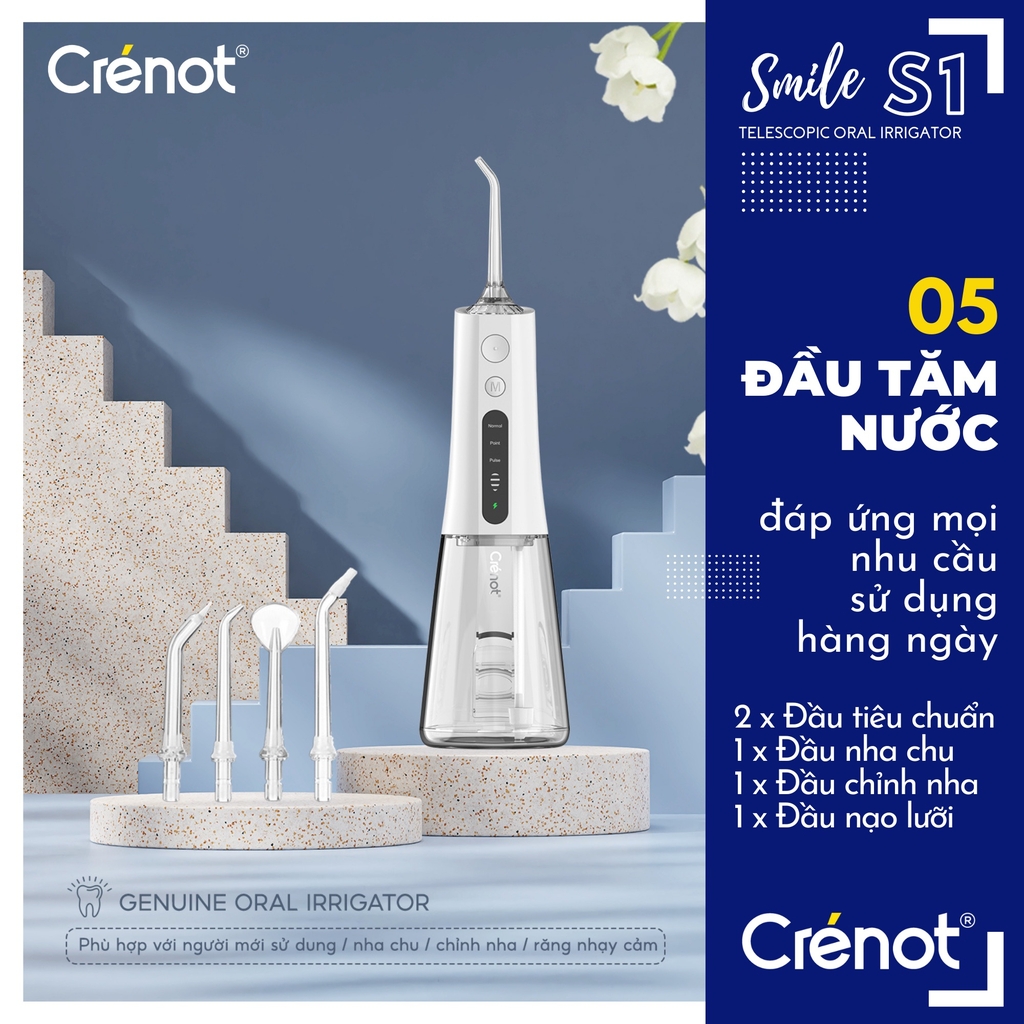 Tăm Nước Crénot Smile S1