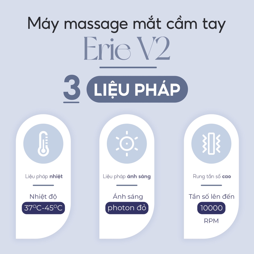 Máy Massage Mắt Cầm Tay Mini CRENOT ERIE V2