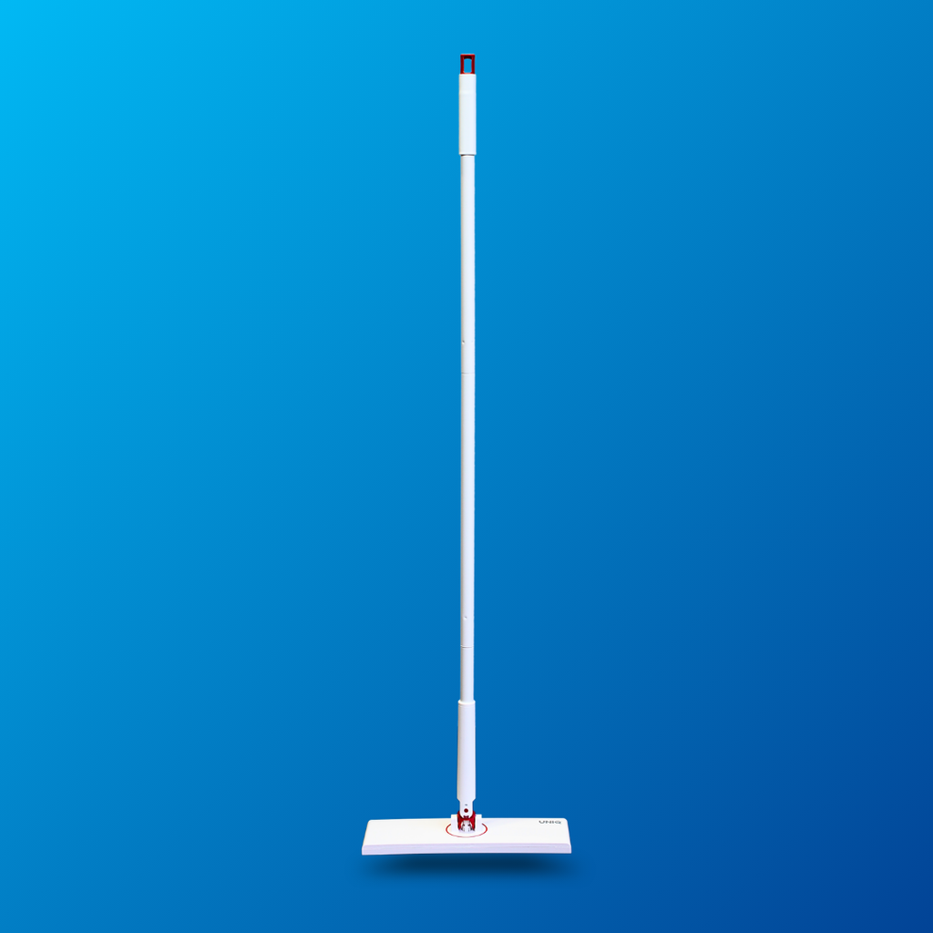 Cây lau nhà kẹp khăn UNIQ LazyMop M1 cay lau sàn lười thông minh xoay 360 độ đa năng lau kính trần nhà toilet bàn bếp