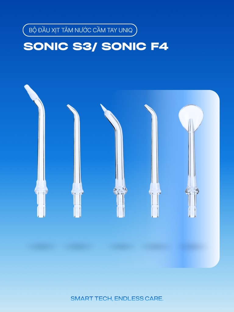 Bộ đầu xịt tăm nước UNIQ Sonic S3 / Sonic F4