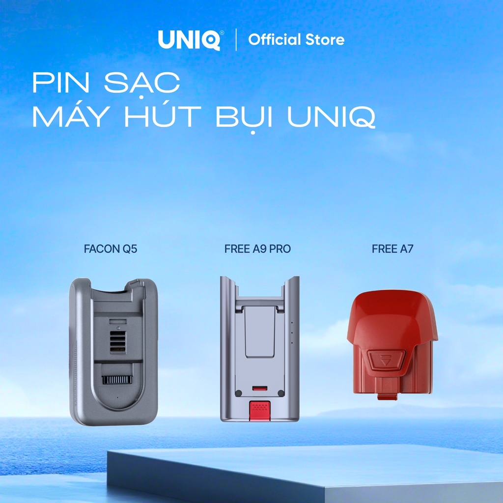 Phụ Kiện Máy Hút Bụi UNIQ Free A9 Pro Cầm Tay Không Dây Chính Hãng