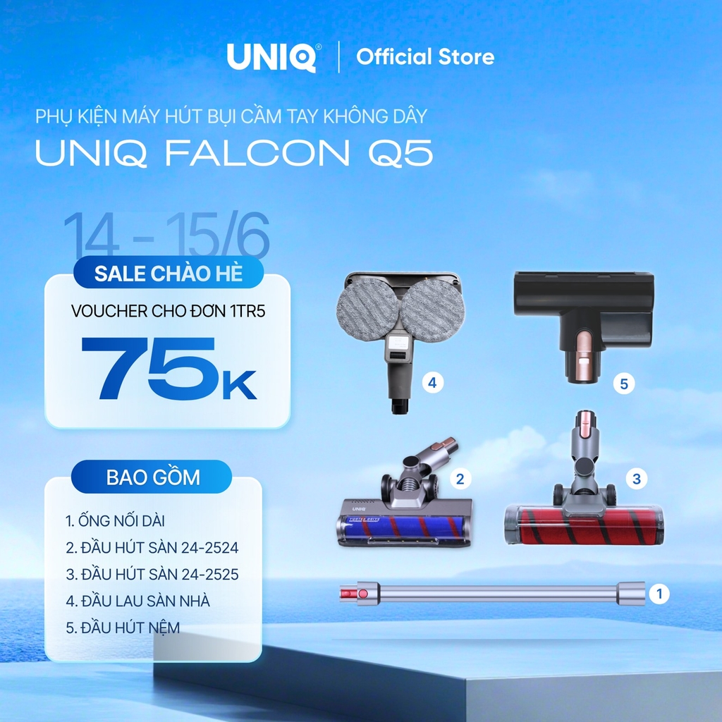 Phụ Kiện Đầu Máy hút bụi UNIQ Falcon Q5