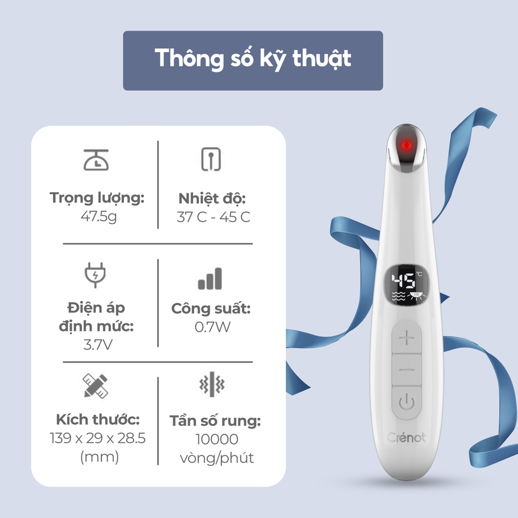 Máy Massage Mắt Cầm Tay Mini CRENOT ERIE V2