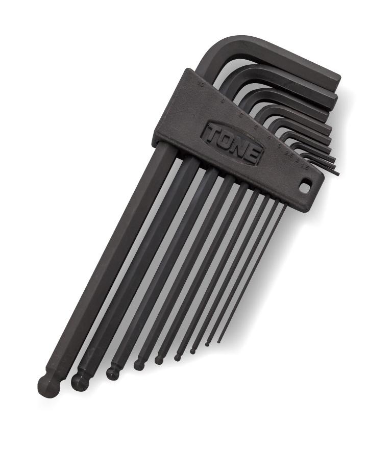LONG BALL POINT HEX KEY WRENCH SET BPL900//TONE