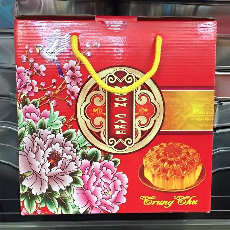 Hộp trung thu kinh đô xéo 4 bánh