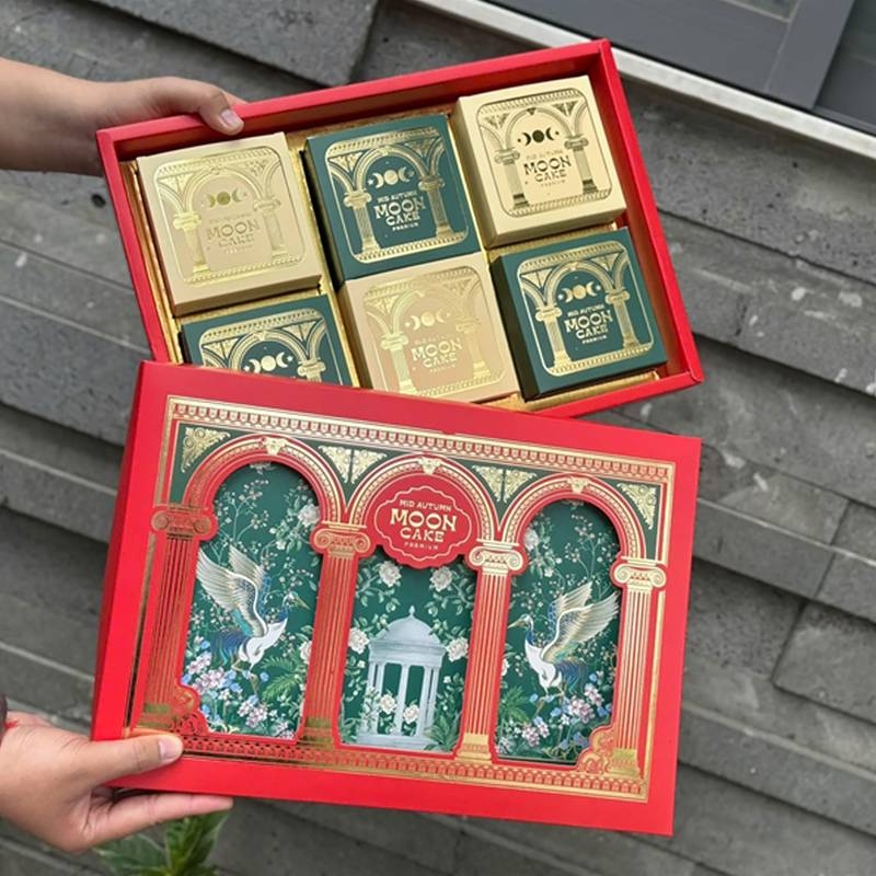 Hộp đựng bánh trung thu 4 bánh Minh Nguyệt