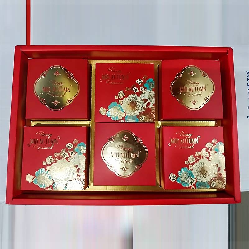 Các mẫu hộp bánh lớn bên trong hộp trung thu 6 bánh Đoàn Viên