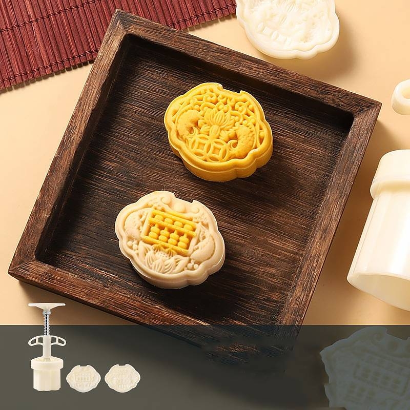 Khuôn bánh trung thu khánh hoa mai 50gr