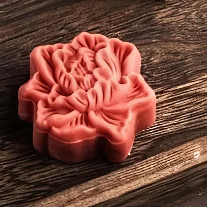 Khuôn làm bánh trung thu hình hoa 50gr