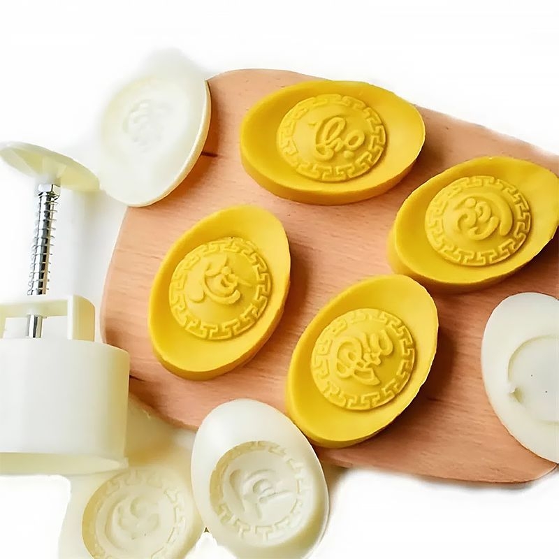 Khuôn bánh trung thu thỏi vàng