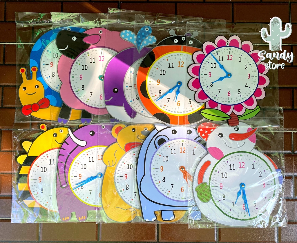 MÔ HÌNH ĐỒNG HỒ XOAY KIM - Sandy Store