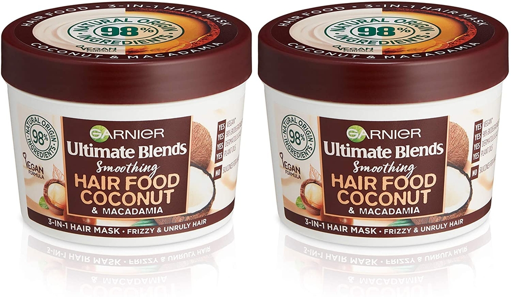 Kem ủ tóc Garnier Coconut & Macadamia hũ 390ml Thủy Lâm UK Kem ủ tóc Garnier Coconut & Macadamia hũ 390ml Thủy Lâm UK