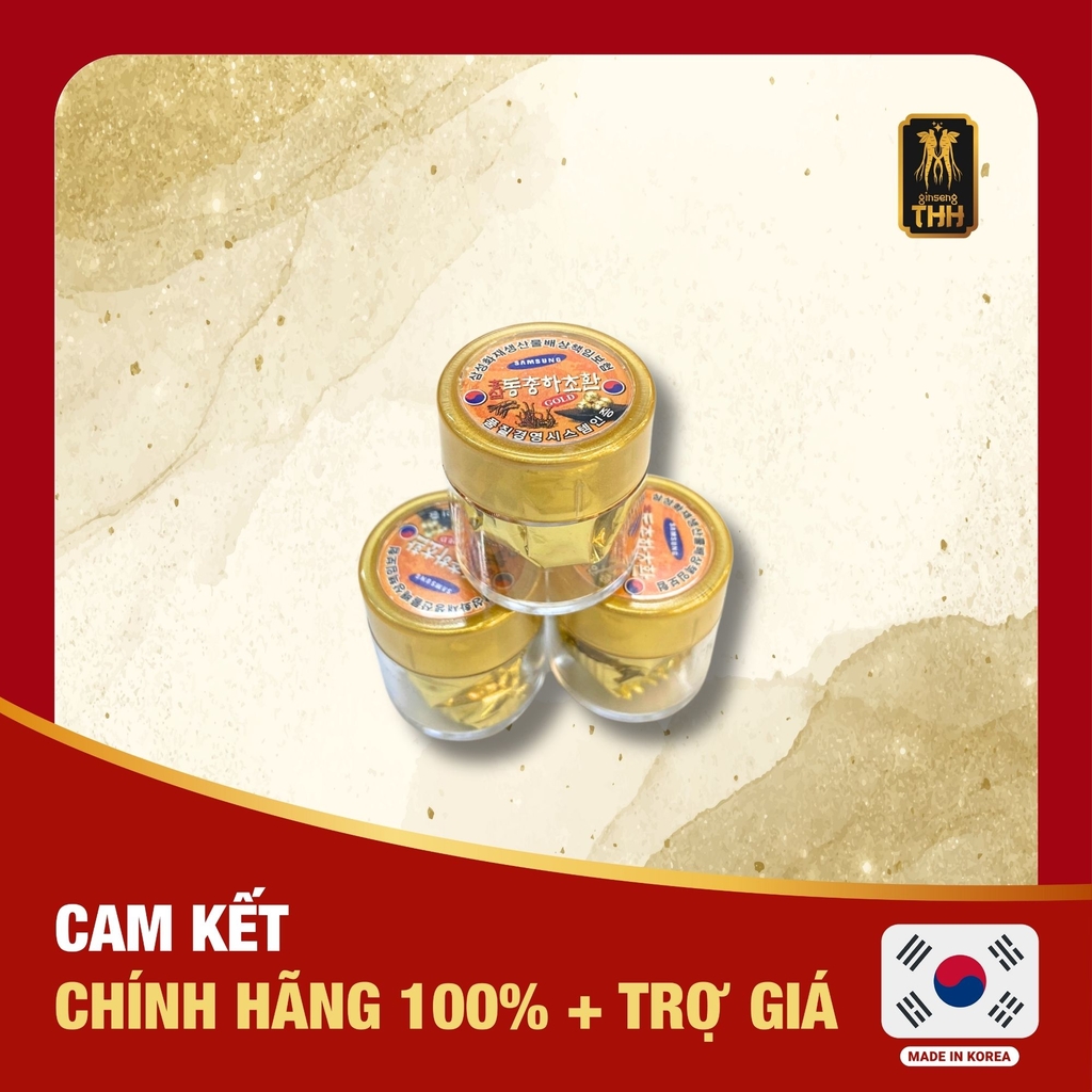 Viên Đông Trùng Hạ Thảo Valy Nâu Hàn Quốc 3,75gr x 30 viên/hộp