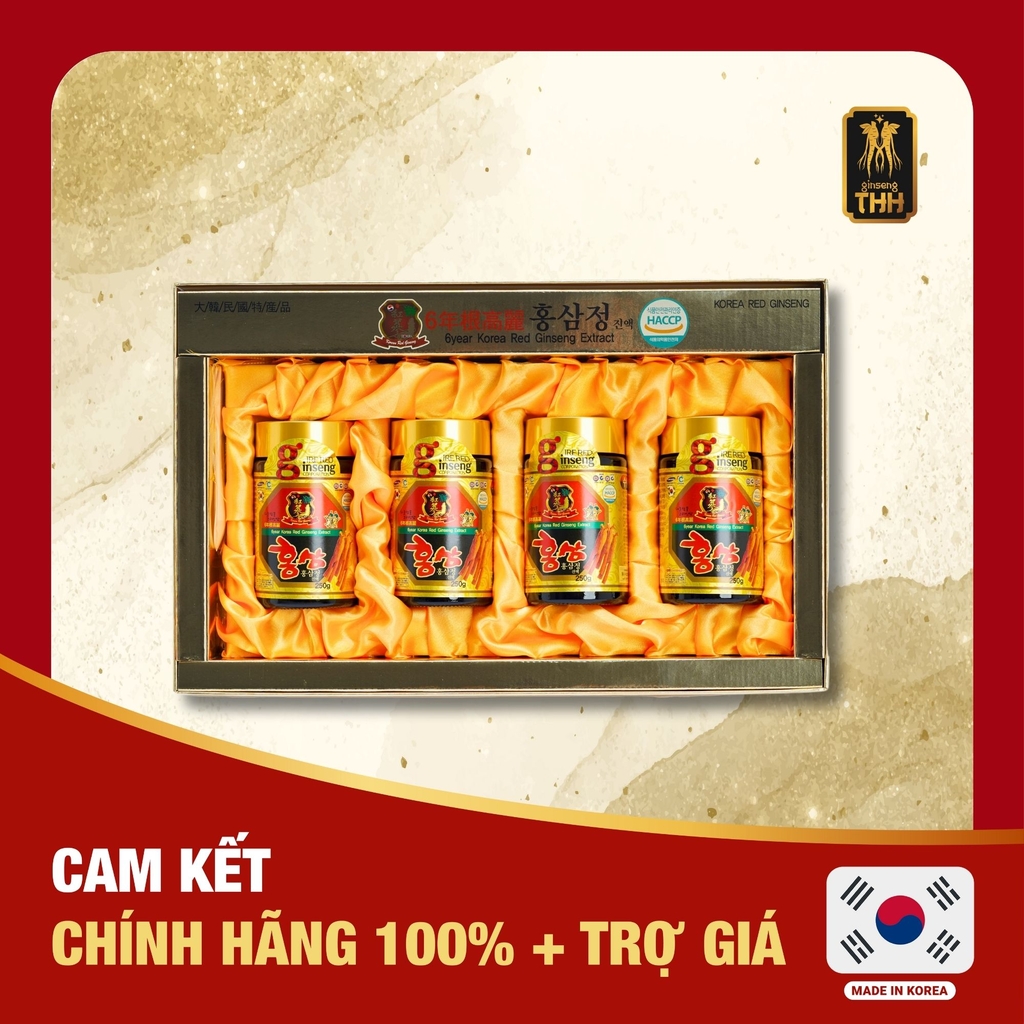 Cao Hồng Sâm Kanghwa  (4 lọ x 250gr)