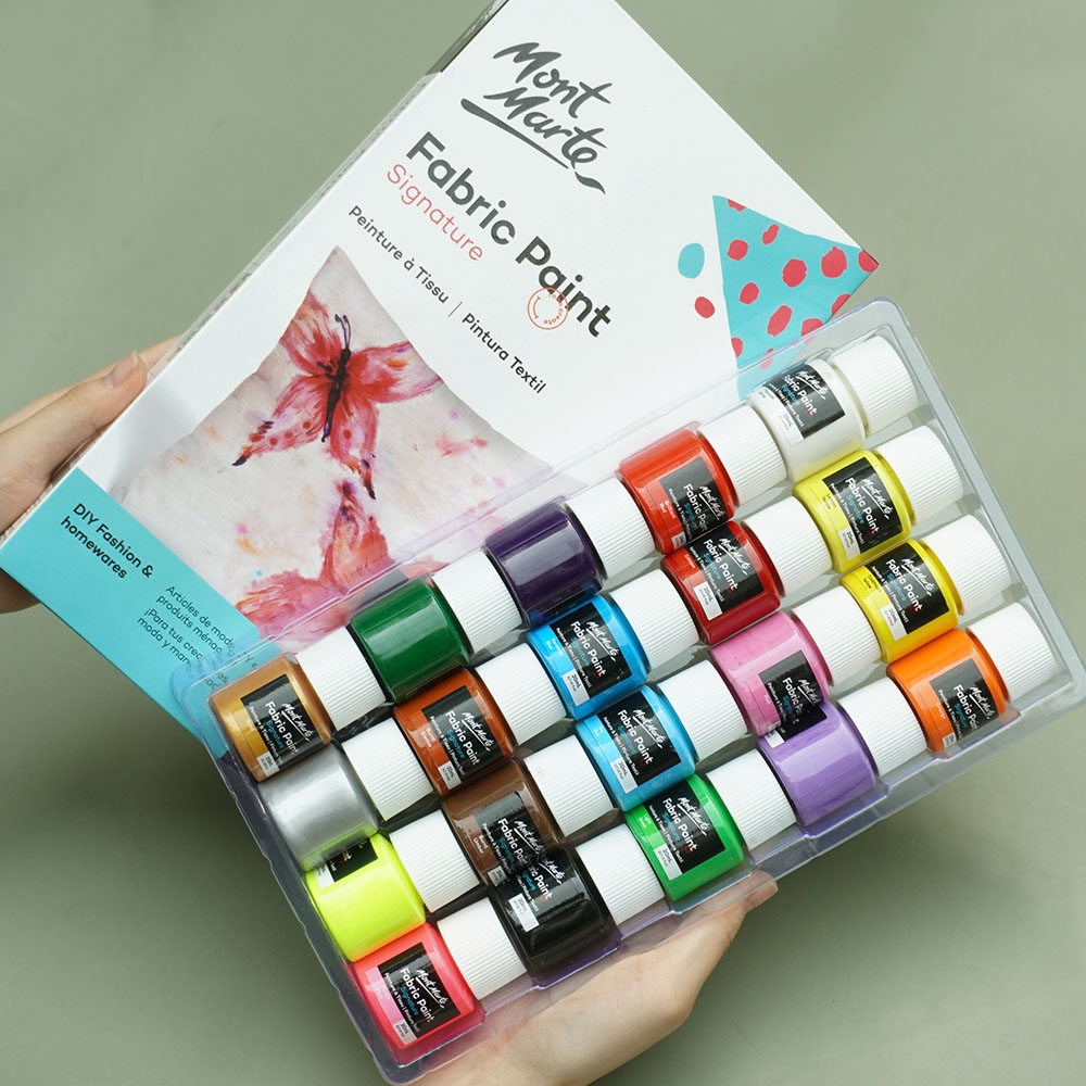 Màu vẽ Fabric Paint hãng Mont Marte | Tiệm Tạp Hóa Nhà May Màu Vẽ Fabric Paint Hãng Mont Marte | Tiệm Tạp Hóa Nhà May