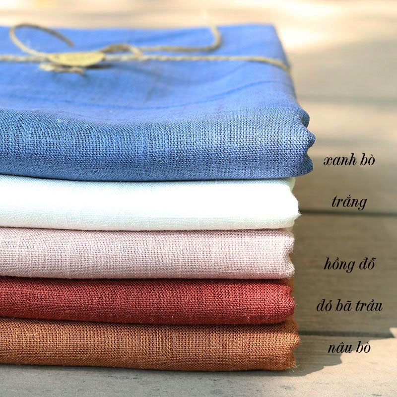 Vải linen xước 50x140cm