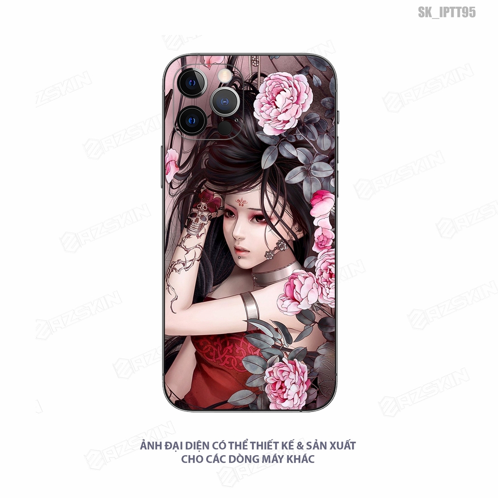 Miếng Dán Skin IPhone Hình Geisha | Azskin.vn | Chất Liệu PVC Cao Cấp
