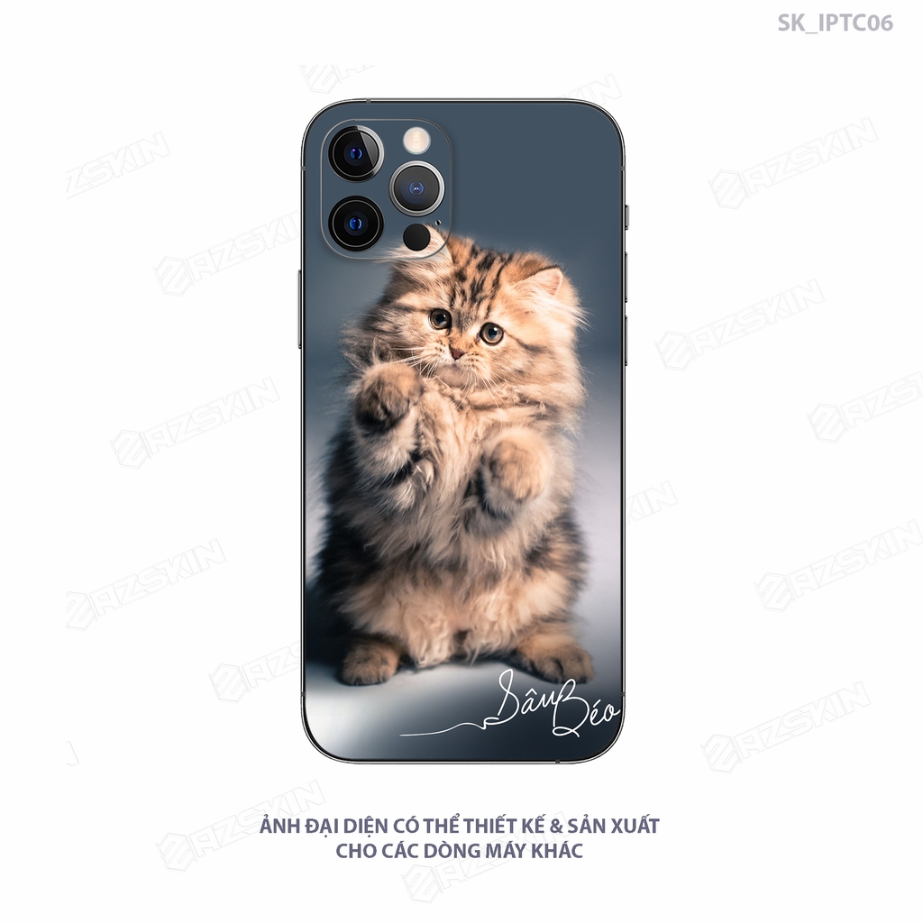Miếng Dán Skin IPhone Hình Mèo | Đa Dạng Mẫu Mã, Nhiều Chủ Đề