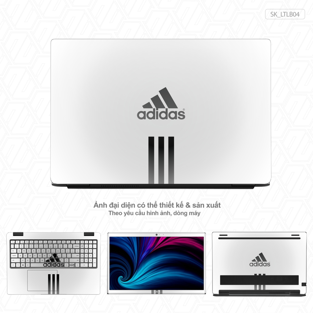 Dán Skin Laptop Hình Adidas | Chất Liệu Nhập Khẩu, Chống Xước, Bền Màu