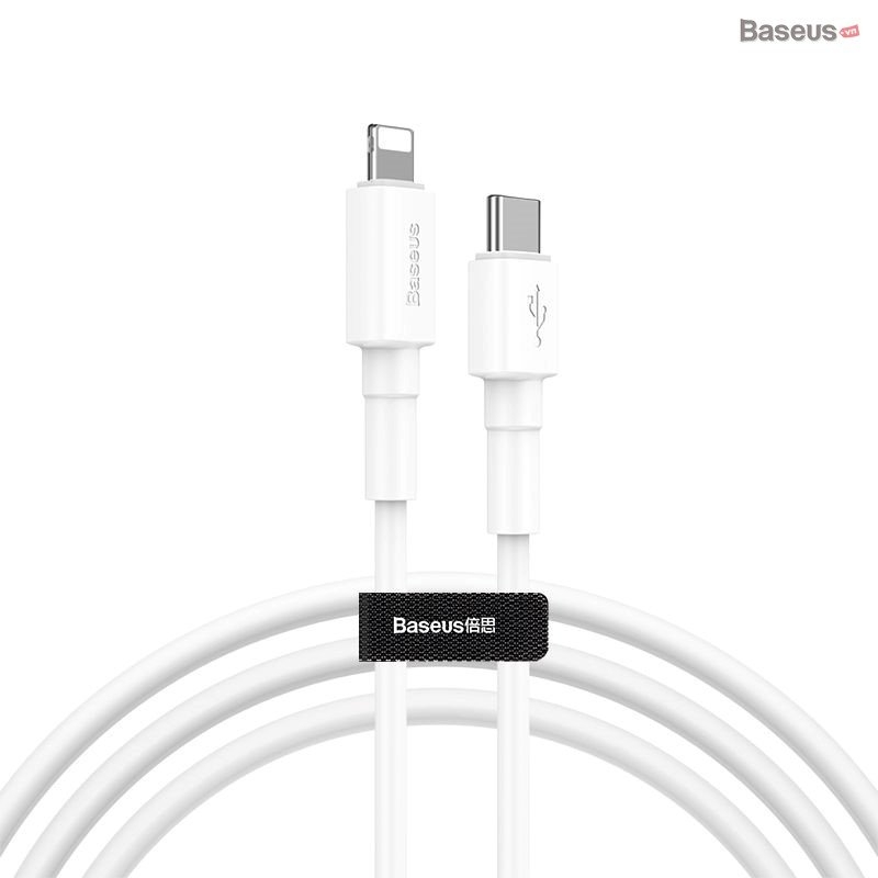 Cap Usb Type C Sang Lightning Hỗ Trợ Sạc Nhanh Baseus 18w