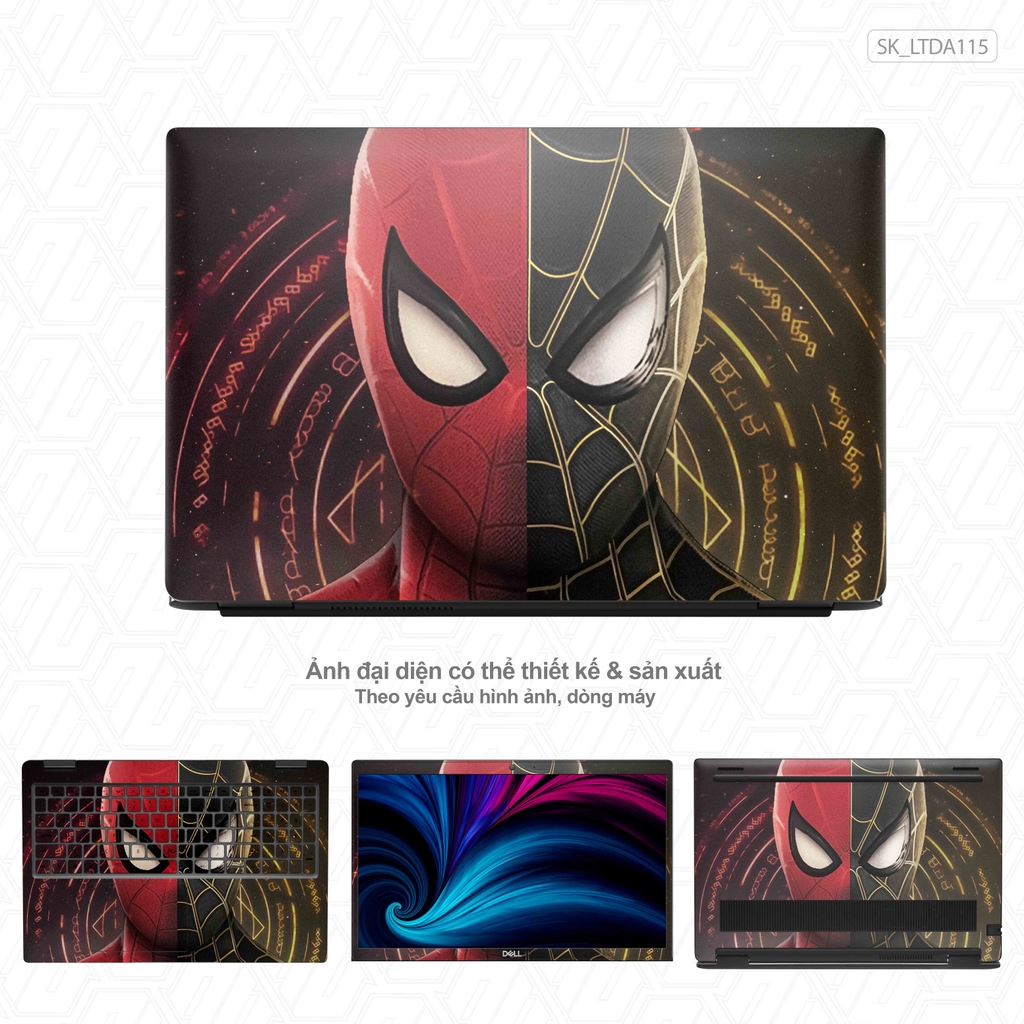 Dán Skin Laptop Hình Spider Man | Chất Liệu Chính Hãng, Hình Sắc Nét
