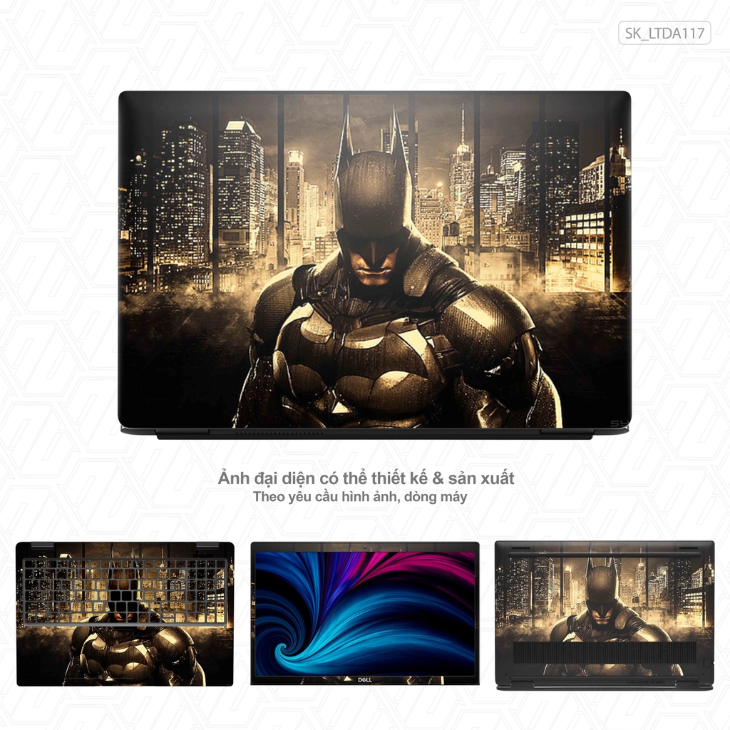 Dán Skin Laptop Hình Marvel | Khuôn Tạo Sẵn, Cắt CNC, Bền Màu