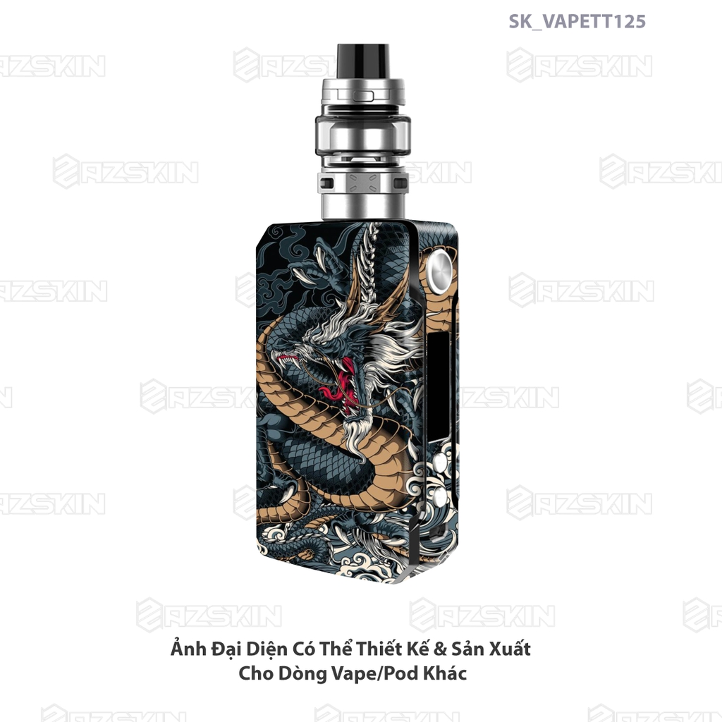 Dán Vape Pod Hình Rồng | Đa Dạng Chủ Đề, Thiết Kế Theo Yêu Cầu