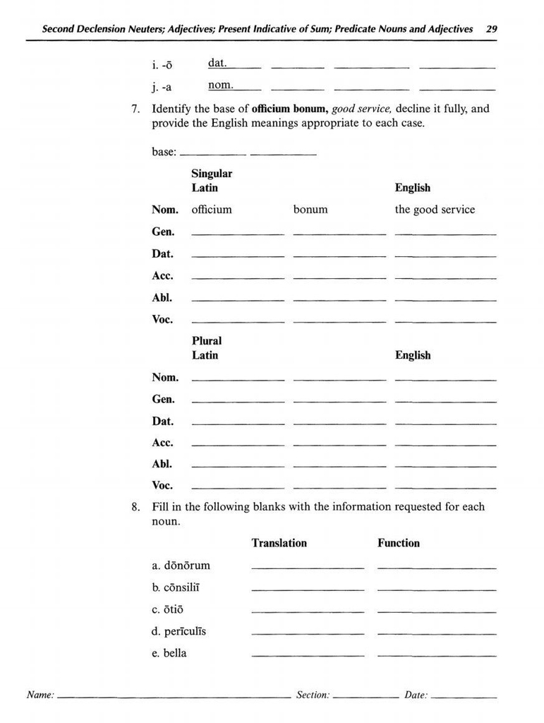 Workbook for Wheelock's Latin (3rd Edition, Revised) Gác Xép Bookstore